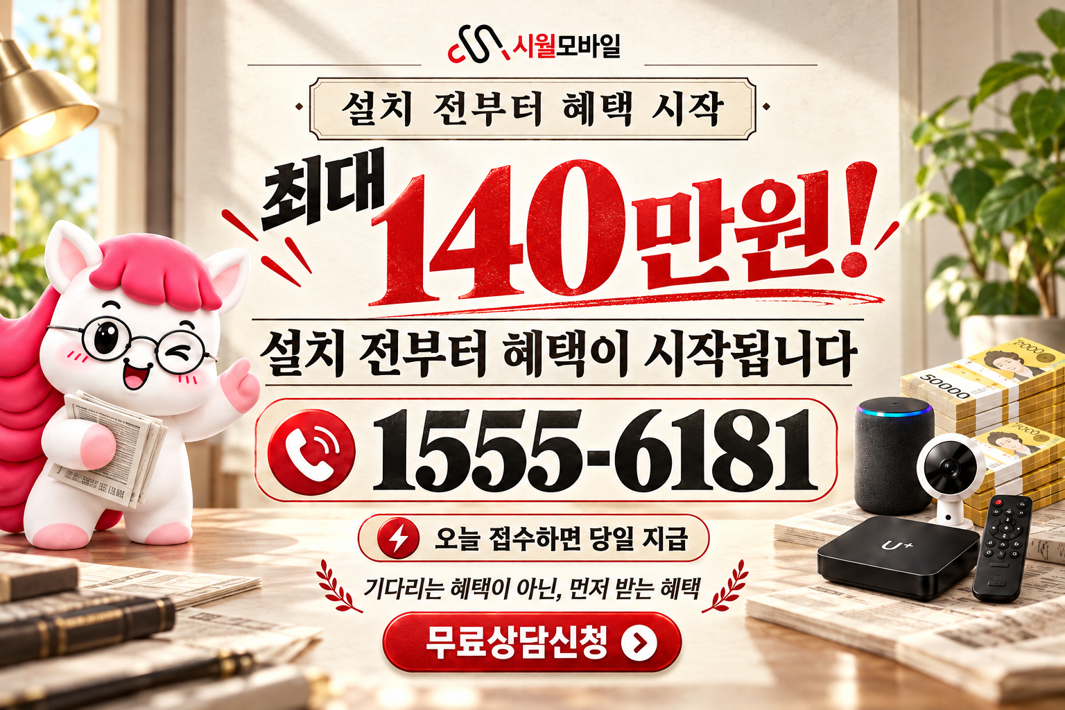 문의면 인터넷·TV 가입 혜택과 무료 상담 안내